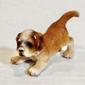 Schleich SAINT‎ BERNARD Puppy 2005 Dog Figure 16345 Retired